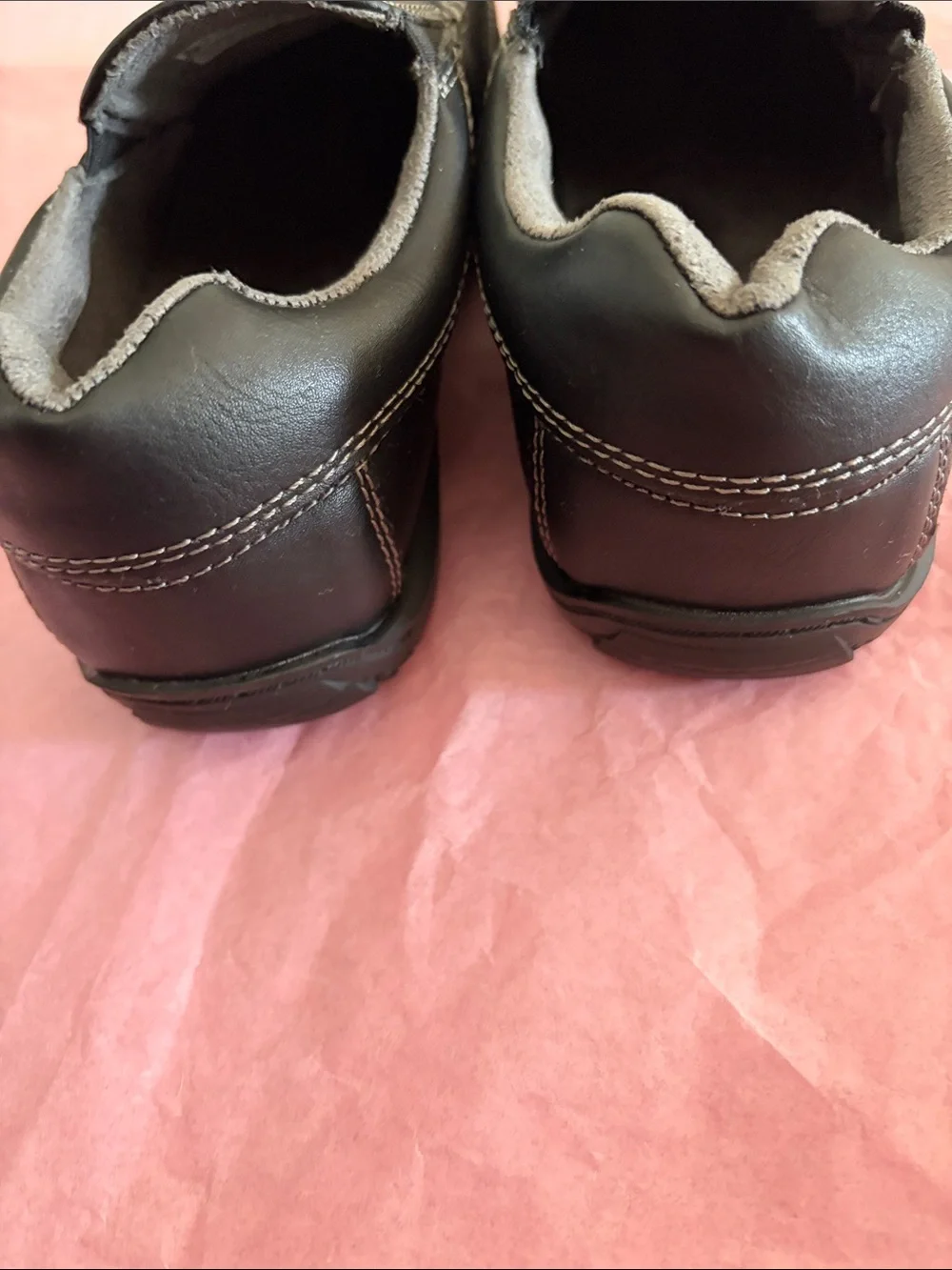 Black Slip-On Moccasins
